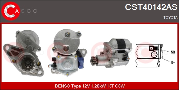 CASCO Starter cst40142as for TOYOTA