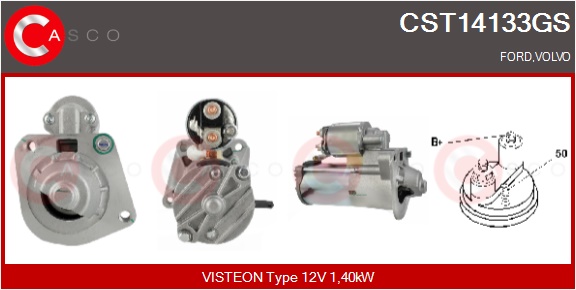 CASCO Starter cst14133gs for VOLVO FORD