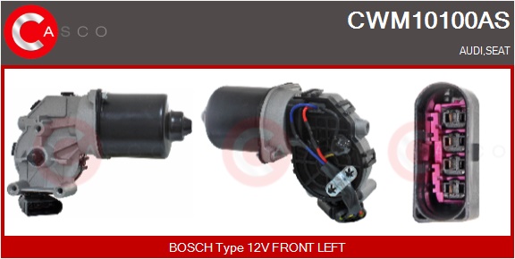 CASCO Viskermotor cwm10100as foran for VAG