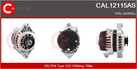 CASCO Generator cal12115as for OPEL