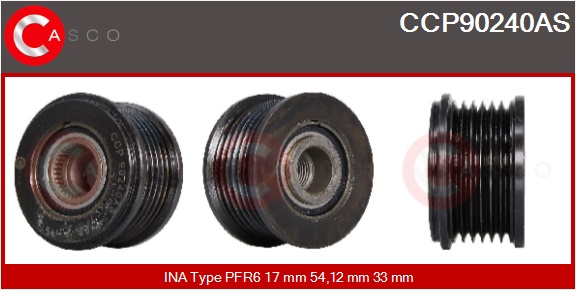 CASCO Remskive, generator ccp90240as for IKA