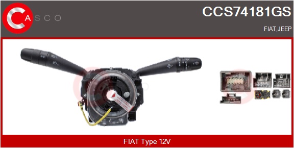 CASCO Ratstammekontakt ccs74181gs for FIAT