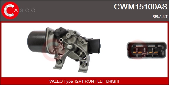 CASCO Viskermotor cwm15100as foran for RENAULT