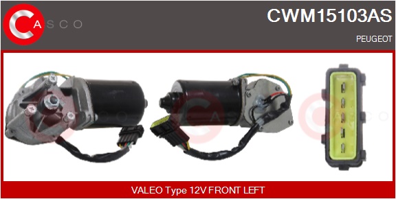 CASCO Viskermotor cwm15103as foran for CITROËN/PEUGEOT