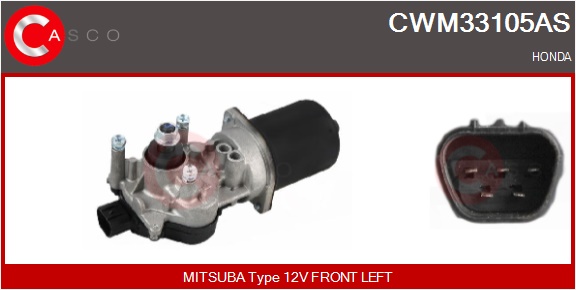 CASCO Viskermotor cwm33105as foran for HONDA