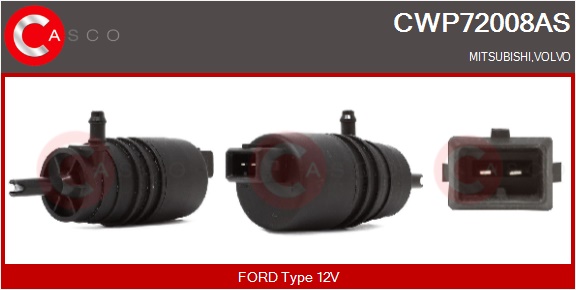 CASCO Vandpumpe, rudevisker/vasker CWP72008AS for VOLVO MITSUBISHI