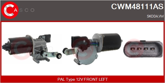 CASCO Viskermotor cwm48111as foran for VAG