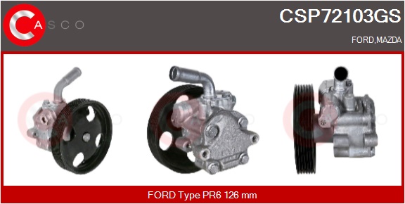 CASCO Hydraulikpumpe, styresystem csp72103gs for FORD MAZDA