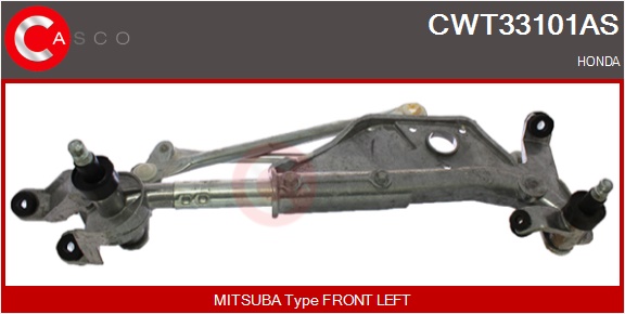 CASCO Viskerarmstang cwt33101as foran for HONDA