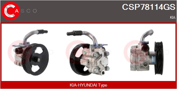CASCO Hydraulikpumpe, styresystem csp78114gs for HYUNDAI