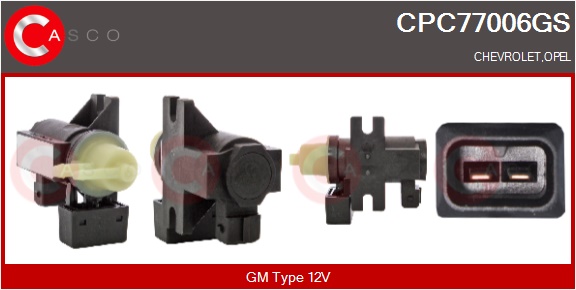 CASCO Trykomformer, udstødningsstyring cpc77006gs for GENERAL MOTORS ISUZU