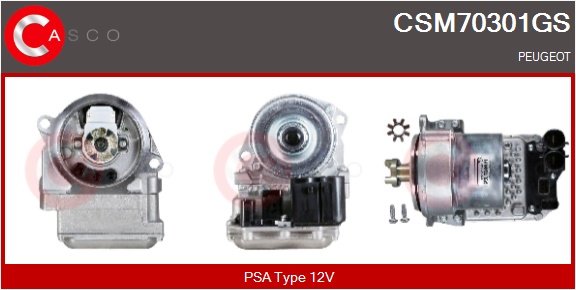 CASCO Elektromotor, tandstang csm70301gs for CITROËN/PEUGEOT