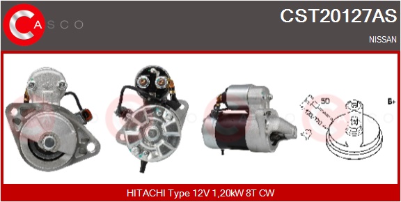 CASCO Starter cst20127as for MITSUBISHI NISSAN