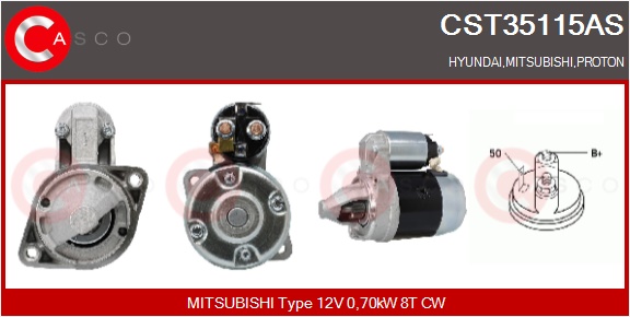 CASCO Starter cst35115as for KIA HYUNDAI MITSUBISHI
