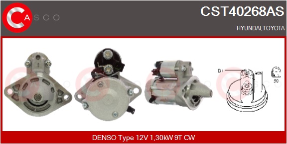 CASCO Starter cst40268as for TOYOTA