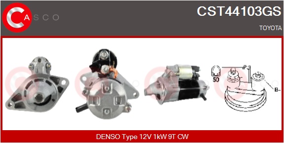 CASCO Starter cst44103gs for TOYOTA
