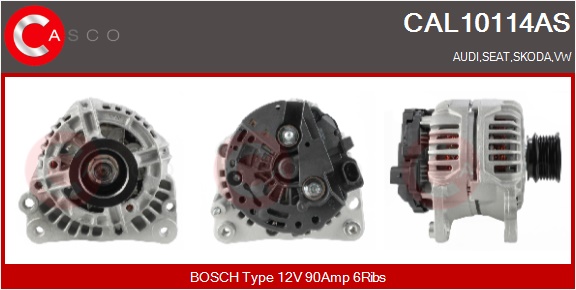 CASCO Generator cal10114as for VAG