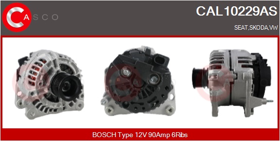 CASCO Generator cal10229as for VAG