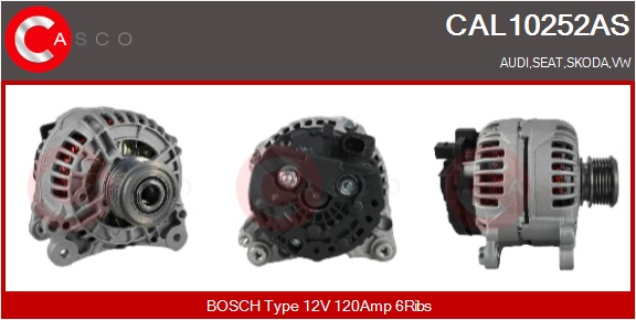CASCO Generator cal10252as for VAG