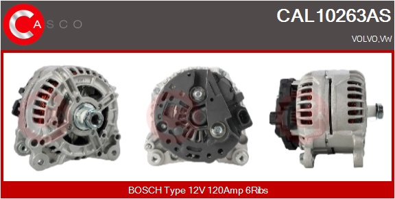 CASCO Generator cal10263as for VOLVO VAG
