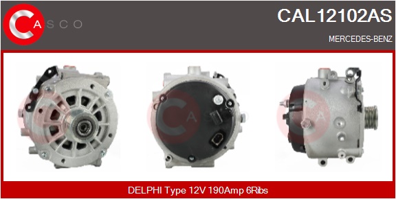 CASCO Generator cal12102as for MERCEDES-BENZ