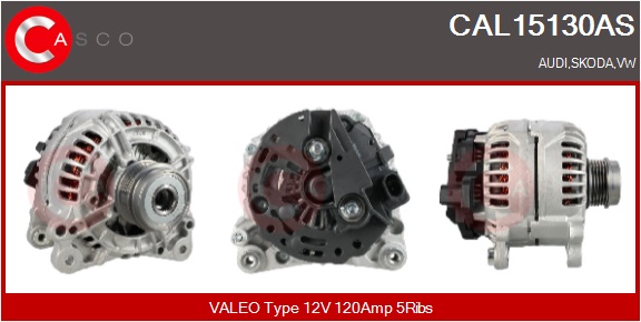 CASCO Generator cal15130as for VAG
