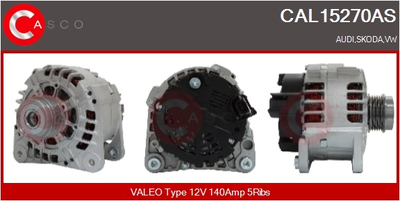 CASCO Generator cal15270as for GENERAL MOTORS VAG