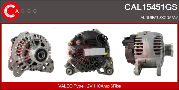 CASCO Generator cal15451gs for VAG
