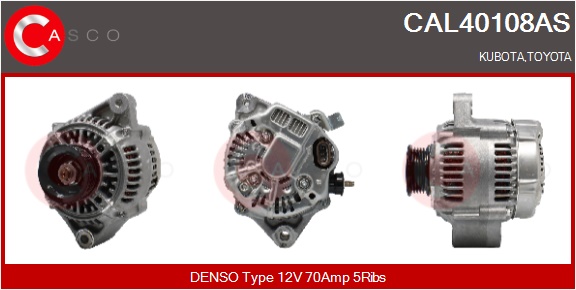 CASCO Generator cal40108as for TOYOTA