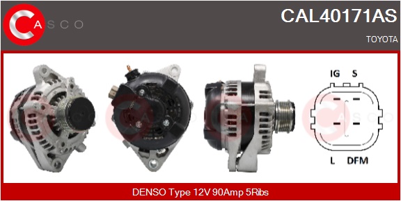 CASCO Generator cal40171as for TOYOTA