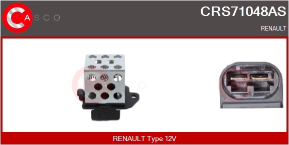 CASCO Formodstand, kølerblæser-elmotor crs71048as for RENAULT
