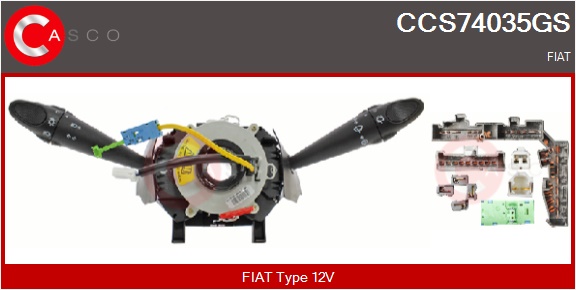 CASCO Ratstammekontakt ccs74035gs for FIAT