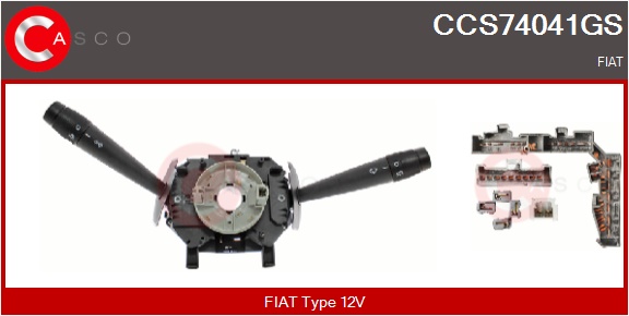 CASCO Ratstammekontakt ccs74041gs for FIAT