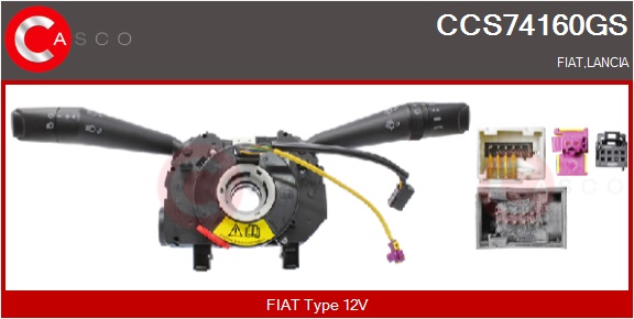 CASCO Ratstammekontakt ccs74160gs for FIAT