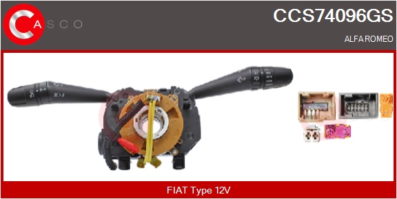 CASCO Ratstammekontakt ccs74096gs for FIAT