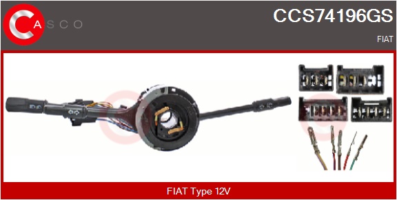 CASCO Ratstammekontakt ccs74196gs for FIAT