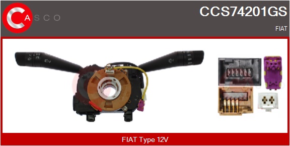 CASCO Ratstammekontakt ccs74201gs for FIAT