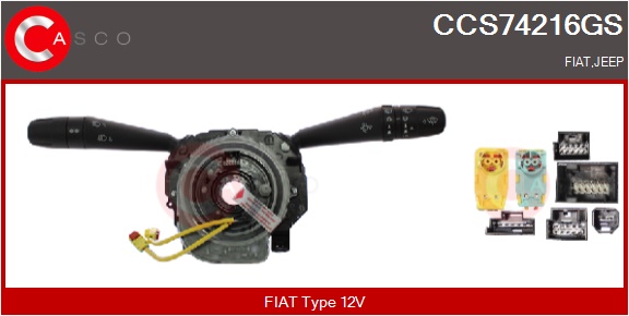 CASCO Ratstammekontakt ccs74216gs for FIAT