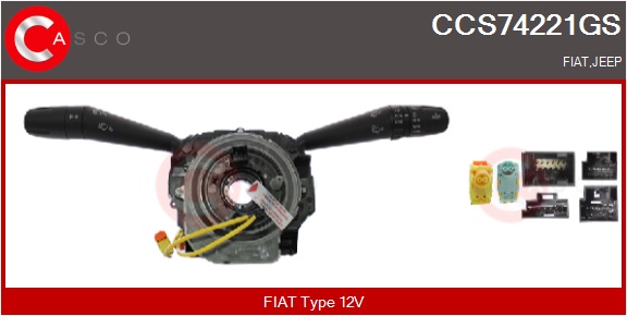 CASCO Ratstammekontakt ccs74221gs for FIAT