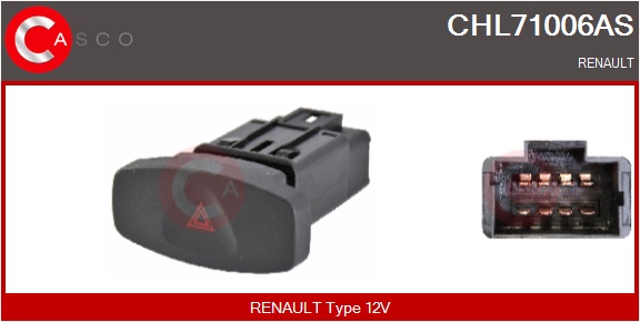 CASCO Katastrofeblinkkontakt chl71006as for RENAULT