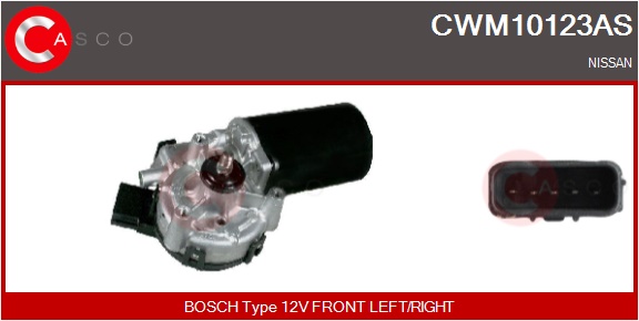 CASCO Viskermotor cwm10123as foran for NISSAN
