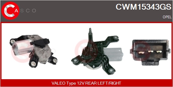 CASCO Viskermotor cwm15343gs bag for OPEL