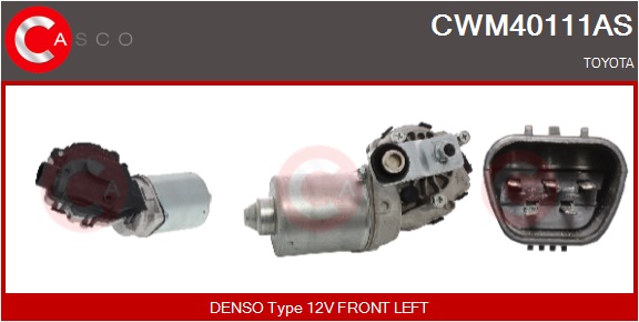 CASCO Viskermotor cwm40111as foran for TOYOTA