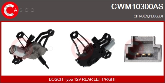 CASCO Viskermotor cwm10300as bag for CITROËN/PEUGEOT PEUGEOT