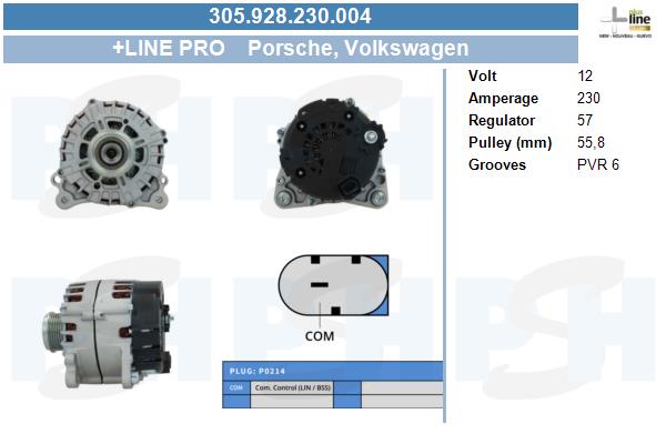 BV PSH Generator 305.928.230.004 for VM VW