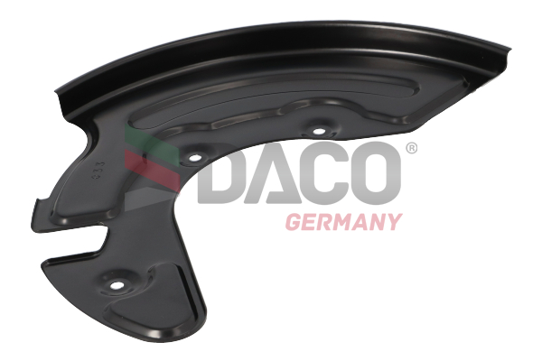 DACO GERMANY Stænkskærm, bremseskive 610210 venstre foraksel for VW