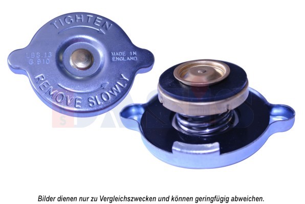 AKS DASIS Dæksel, køler 751660n for FORD MAZDA SUBARU TOYOTA DAIHATSU SUZUKI NISSAN MOSKVICH LADA MITSUBISHI PORSCHE