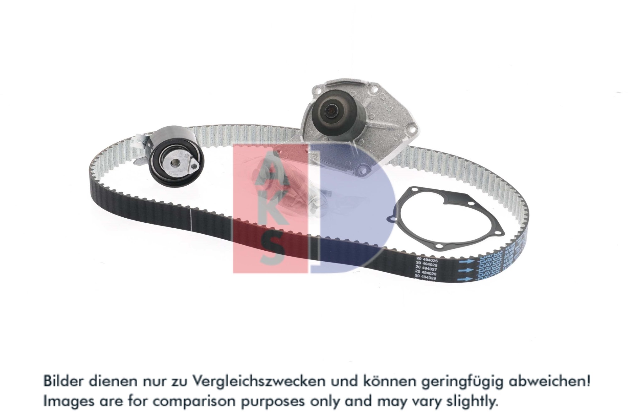 AKS DASIS Vandpumpe + tandremssæt 570257n for NISSAN DACIA RENAULT SUZUKI