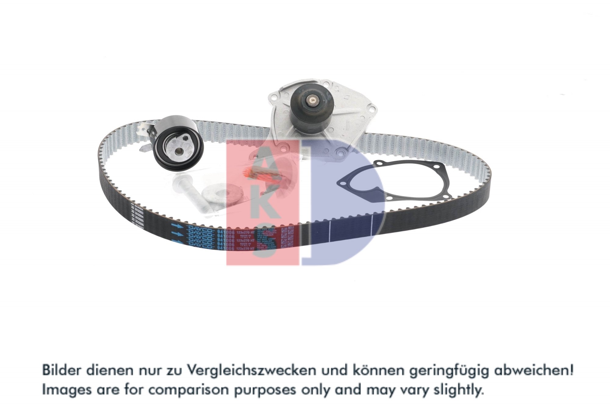 AKS DASIS Vandpumpe + tandremssæt 570256n for NISSAN DACIA RENAULT SUZUKI