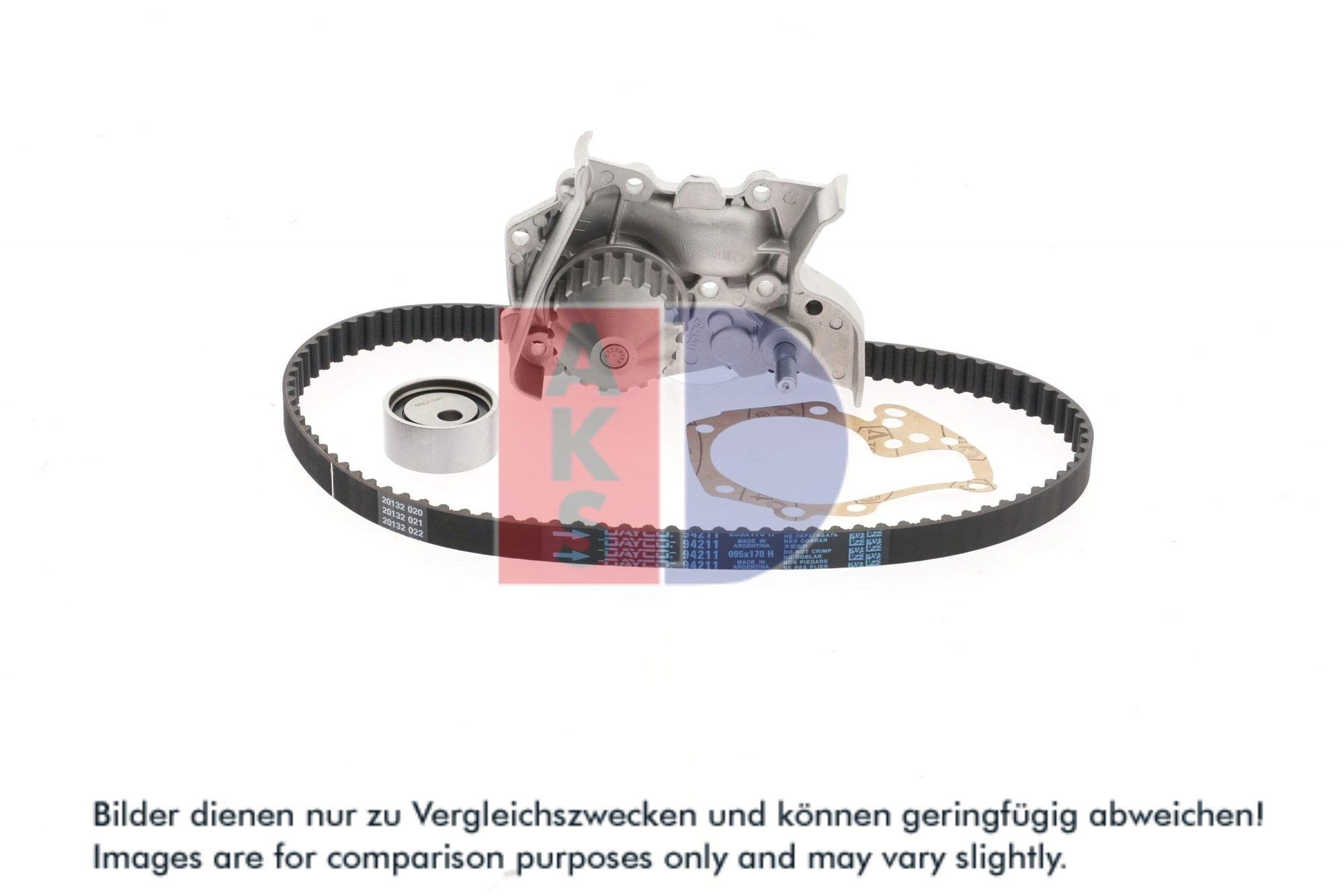 AKS DASIS Vandpumpe + tandremssæt 570268n for RENAULT
